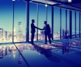 Business People Hand Shake Office City Concept